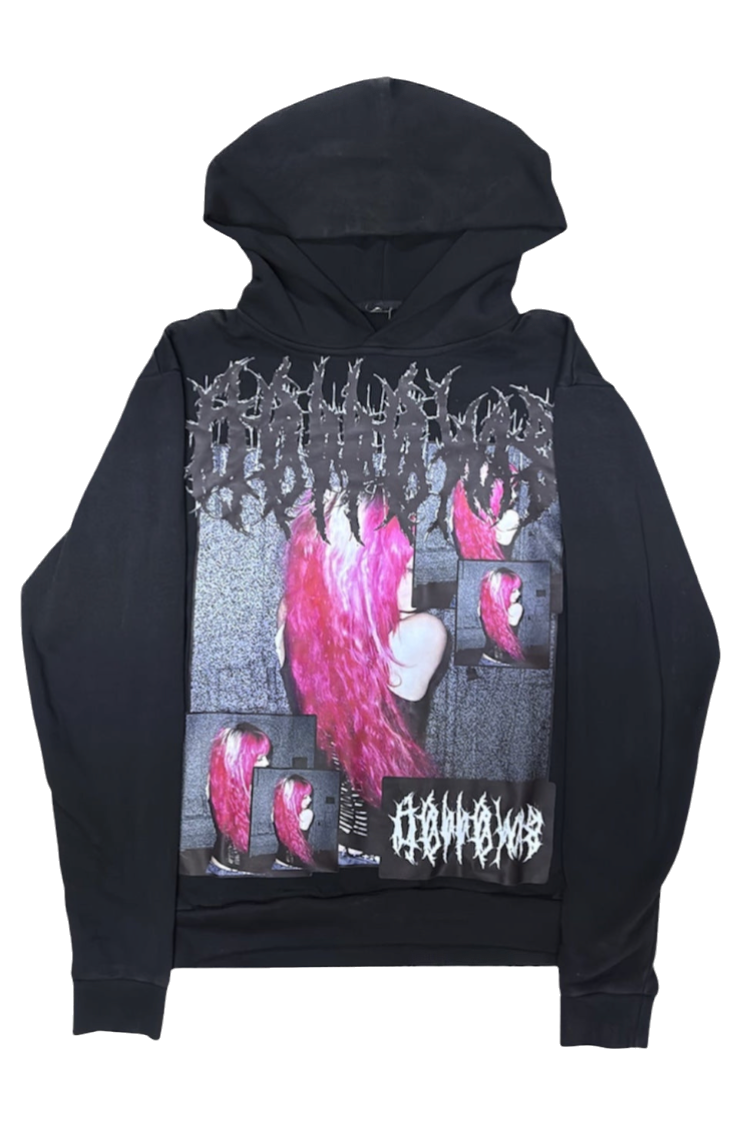 PINK HAIR HOODIE
